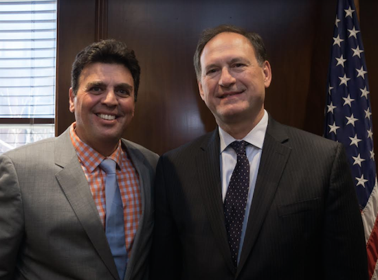 Richard Klass (pictured here with U.S. Supreme Court Justice Samuel Alito) will host a Continuing Legal Education (CLE) lecture next month called “Branding for Lawyers.” It’s not-for-credit, but it should be essential to attorneys looking to improve their brand. Eagle photos by Rob Abruzzese