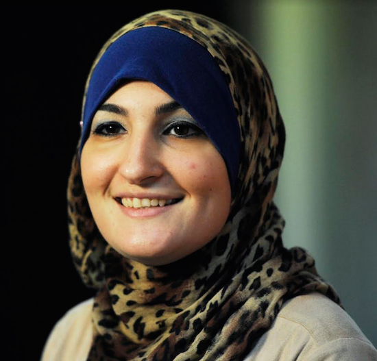 Bay Ridge political activist Linda Sarsour says she is looking forward to the Women’s March on Washington. AP Photo/Henny Ray Abrams
