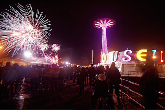 The 2015 Coney Island New Year's Eve Celebration. Photo by Jim McDonnell