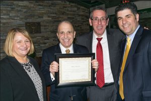The Bay Ridge Lawyers have been off to a busy year so far as they met for a five-credit CLE seminar in Atlantic City followed by another ethics seminar less than a week later. Pictured from left: Past President Rosa Pannitto, Mark Longo, President Stephen Spinelli and Dominic Famulari. Eagle photo by Rob Abruzzese