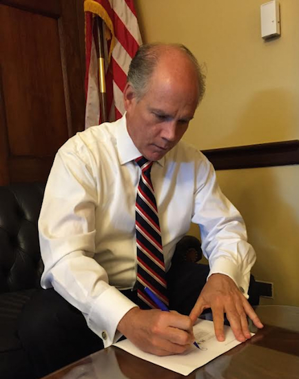 U.S. Rep. Dan Donovan voted for a House resolution that paves the way for the repeal of the ACA. Photo courtesy of U.S. Rep. Dan Donovan’s office