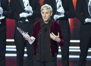 TV host Ellen DeGeneres celebrates her birthday today. Photo by Vince Bucci/Invision/AP