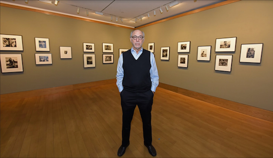 Howard Greenberg poses inside his gallery. Eagle photo by Andy Katz