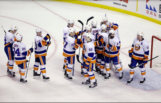 After posting a shutout win in Boston on Monday, the Islanders are hoping to load up on some home cooking as they will play their next six games at Downtown’s Barclays Center. AP Photo/Elise Amendola