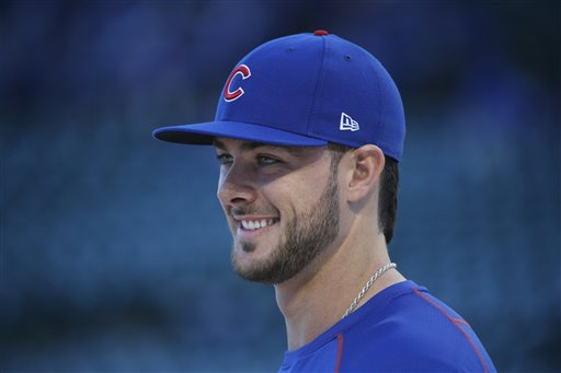 Chicago Cubs star Kris Bryant celebrates his birthday today. AP Photo/Charles Rex Arbogast