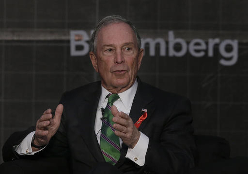 Former NYC mayor Michael Bloomberg celebrates his birthday today. AP Photo/Marco Ugarte