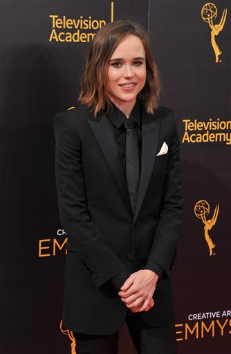 Actress Ellen Page celebrates her birthday today. Photo by Vince Bucci/Invision for the Television Academy/AP Images