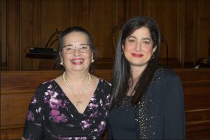 Hon. Dora Irizarry, chief judge of the U.S. District Court, Eastern District of New York; and Sara Gozo, president of the Brooklyn Women’s Bar Association at Judiciary Night, an annual event designed to introduce new judges to the Brooklyn Women’s Bar Association. Eagle photos by Rob Abruzzese