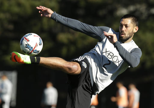 U.S. soccer star Clint Dempsey celebrates his birthday today. AP Photo/Ted S. Warren
