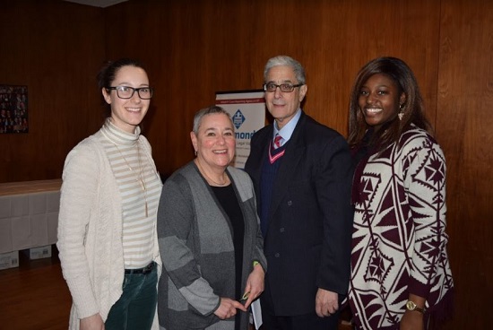 The Brooklyn Bar Association and the NYS Academy of Trial Lawyers hosted a CPLR update with Justice Loren Baily-Schiffman. Pictured from left: Ariel Schwarz-Kainz, Hon. Loren Baily-Schiffman, Steve Cohn and CLE Director Amber Evans. Eagle photo by Rob Abruzzese