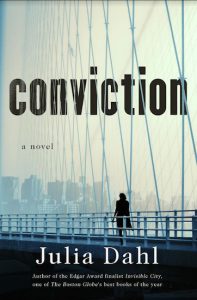 This book cover image released by Minotaur shows "Conviction," a novel by Julia Dahl. Minotaur via AP