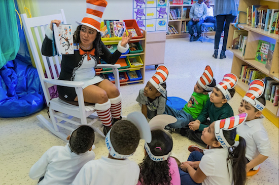 Judge Joanne Quinones has a blast reading to the kids. Eagle photos by Rob Abruzzese