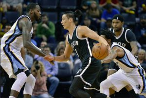Jeremy Lin and the rest of the Brooklyn Nets raced past the Memphis Grizzlies in the fourth quarter Monday night. AP photo