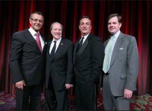 HeartShare honored Salvatore B. Calabrese, Dan Grimaldi, Gary J. Perone and Blakeley C. page (left to right) at the awards dinner. Photo courtesy of HeartShare Human Services of NY