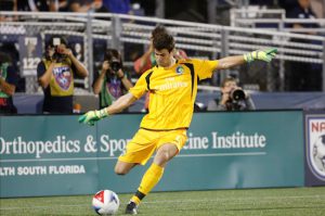 A series of brilliant saves from goalkeeper Jimmy Maurer allowed the Cosmos to earn their first win of the season, exacting revenge on Miami FC, who had beaten them 3-0 the week before. Photos courtesy of Miami FC