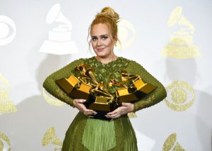 Singer Adele celebrates her birthday today. Photo by Chris Pizzello/Invision/AP