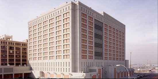 The Metropolitan Detention Center is located at 29th St. and Third Avenue in Park Slope. Courtesy of MDC Brooklyn