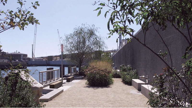 The Waterfront Nature Walk by George Trakas.