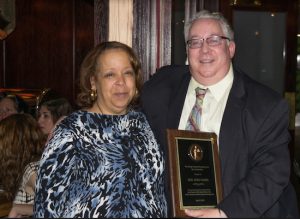 The Kings County Housing Court Bar Association hosted its annual awards luncheon on Wednesday during which President Michael Rosenthal honored retiring Judge Fern Fisher plus five others. Eagle photos by Rob Abruzzese