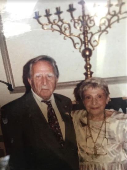 Rubin and Belle Huffman, founding members of the Brooklyn Heights Synagogue. Photo courtesy of Rabbi Serge Lippe/Brooklyn Heights Synagogue