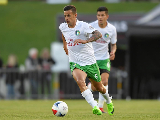 The New York Cosmos provided the San Francisco Deltas with their first loss of the season on Saturday thanks to a wonderfully skilled chip from the 28-year-old Argentine Emmanuel Ledesma, who made his first NASL start of the season. Photos courtesy of San Francisco Deltas