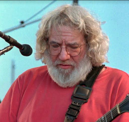 Jerry Garcia performing in 1995. AP Photo/Toby Talbot