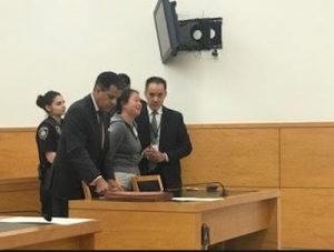 Lan Shui Yu was sentenced on Tuesday for fatally stabbing a man in the Sunset Park restaurant where she worked. Eagle photo by Lisa Flaugh