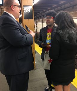 City Council candidate Justin Brannan has made transit issues a centerpiece of his campaign. Photo courtesy of the Brannan campaign