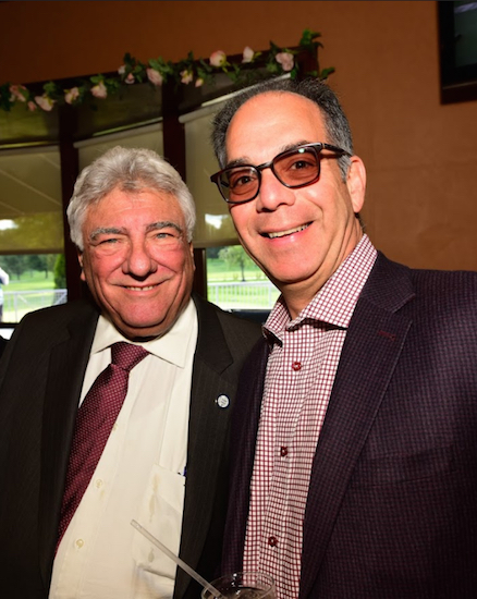 The Brooklyn Bar Association was to New Jersey on Monday for its annual Theodore T. Jones Memorial Golf Outing. Pictured here is BBA president Hon. Frank Seddio with Mark I. Horowitz. Photos by Andy Katz.