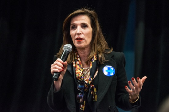 Anne Swern explained to the Brooklyn Eagle that she didn’t set out to be a politician, but after the untimely death of former DA Ken Thompson, she is running to fill his seat because she feels she’s the only truly qualified candidate. Eagle photo by Rob Abruzzese