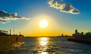 Bay Ridge residents can now sail off into the setting sun on NYC Ferry's new service. Eagle photos by Lore Croghan