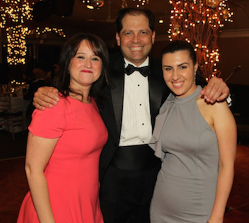 From left: Immediate past President Grace M. Borrino, Stephen D. Chiaino and Maria E. Ficalora. Eagle photos by Mario Belluomo