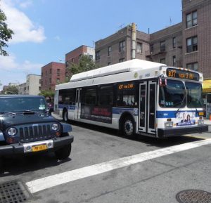 If Justin Brannan gets his way, the city’s buses like the B37 will come under the jurisdiction of the city. Eagle file photo by Paula Katinas