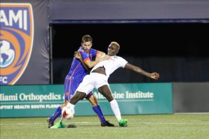 The Cosmos fell 2-1 to Miami FC on Saturday. With the loss, New York was officially eliminated from contention for the North American Soccer League Spring title. Photos courtesy of Miami FC