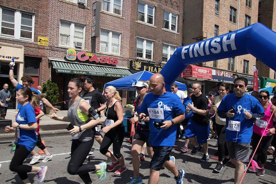 Dozens of runners took part in the Harbor Fitness Race in Bay Ridge. Photo courtesy of HeartShare Human Services of New York