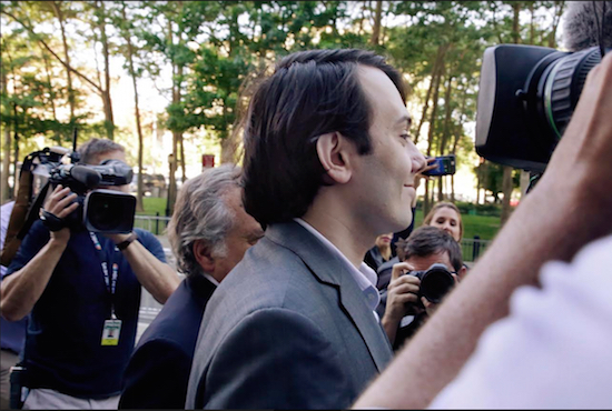 Martin Shkreli, the former pharmaceutical CEO who became a pariah after raising the cost of a life-saving drug 5,000 percent, arrives at federal court in Brooklyn for jury selection in his trial on Monday. AP Photo/Richard Drew