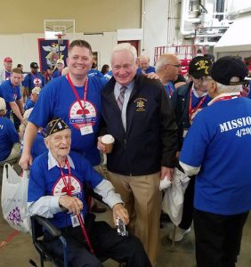 Liam McCabe with his grandfather Charlie Kerr and state Sen. Marty Golden. Photos courtesy of Liam McCabe