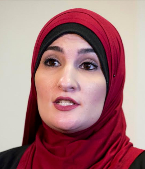 In this Jan. 9 file photo, Linda Sarsour, co-chair of the Women's March on Washington, speaks during an interview in New York. The Muslim-American activist spoke at a college commencement ceremony in New York City on Thursday, despite protests from critics who don't like her views on Israel. AP Photo/Mark Lennihan, File