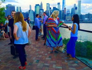 There are stellar views no matter which direction you turn at the rooftop bar at 1 Hotel Brooklyn Bridge. Eagle photos by Lore Croghan