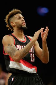 Allen Crabbe is the newest Brooklyn Net after general manager Sean Marks finally landed the sharp-shooting forward, one year after inking him to a $75 million offer sheet that Portland matched last summer. AP Photo by Frank Franklin II