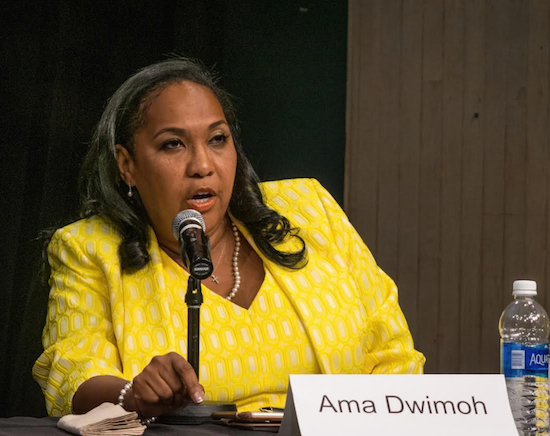 After yet another conviction in Brooklyn was overturned last week, DA candidate Ama Dwimoh renewed her calls for an independent investigator into the Brooklyn DA’s Office. Eagle file photo by Rob Abruzzese