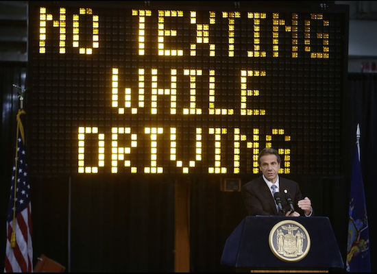 Cuomo announced Wednesday, July 26, 2017, that he would direct the Governor’s Traffic Safety Committee to examine the technology, as well as the privacy and constitutional questions it could raise. AP Photo/Frank Franklin II, File