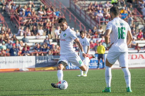 Emmanuel Ledesma scored his team-leading fifth goal of the year for the Cosmos on Saturday. The Argentine midfielder has scored a goal every 65 minutes since June 1st. Ledesma’s brace, however, was not enough as New York lost 2-1 to Indy Eleven. Photos courtesy of Indy Eleven