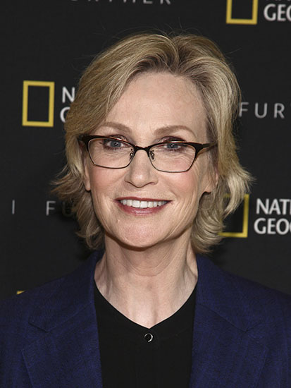 Actress Jane Lynch celebrates her birthday today. Photo by Andy Kropa/Invision/AP