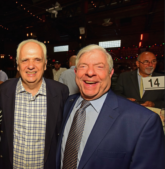 From left: Assemblymember Joe Lentol with former Brooklyn Borough President Marty Markowitz. Eagle photos by Andy Katz