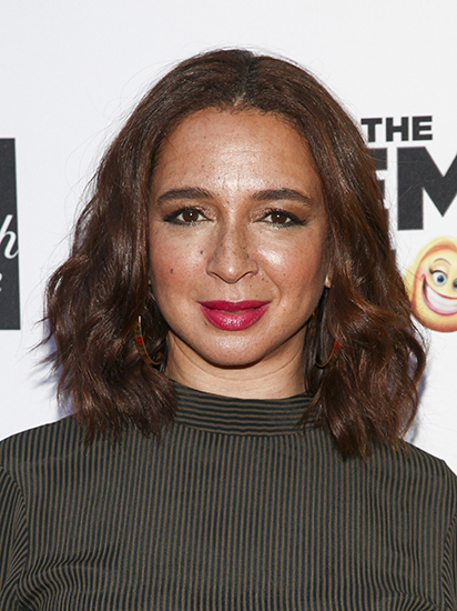 Maya Rudolph from the cast of “The Emoji Movie” celebrates World Emoji Day at Saks Fifth Avenue on July 17 in New York. Photo by Andy Kropa/ Invision/AP