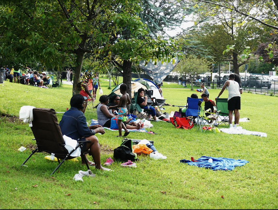 Warm inviting weather brought families out to the park for the Canarsie Love Festival. Eagle photos by Arthur De Gaeta