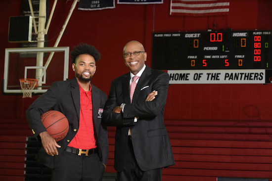 Caring coach Darrell Walker has helped many of his players, including A.J. Williams, pay their college tuition. Photo courtesy of CAU/Curtis McDowell