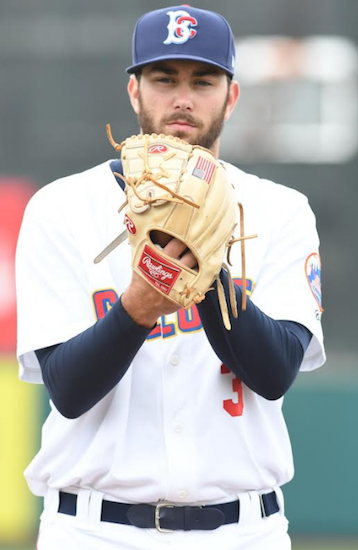 David Peterson, the Mets’ first-round pick in last month’s draft and the organization’s No. 3 prospect, will make his professional debut in Brooklyn Friday night when the Cyclones host Tri-City. Photo courtesy of Brooklyn Cyclones