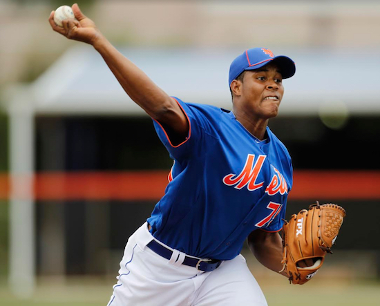 Mets All-Star closer Jeurys Familia will be appearing twice out of the Brooklyn bullpen this week as they open an extended homestand against Hudson Valley. AP Photo by Jeff Roberson